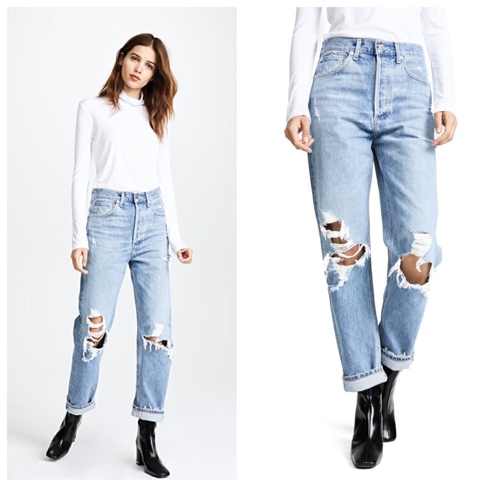💕AGOLDE💕 '90s Fit Loose Fit Jeans ~ Fall Out Blue 25 NWT